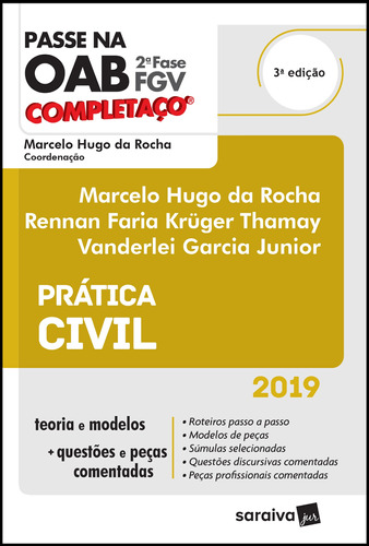 Livro Completaço® Oab 2ª Fase : Prática Civil - 3ª Edição De