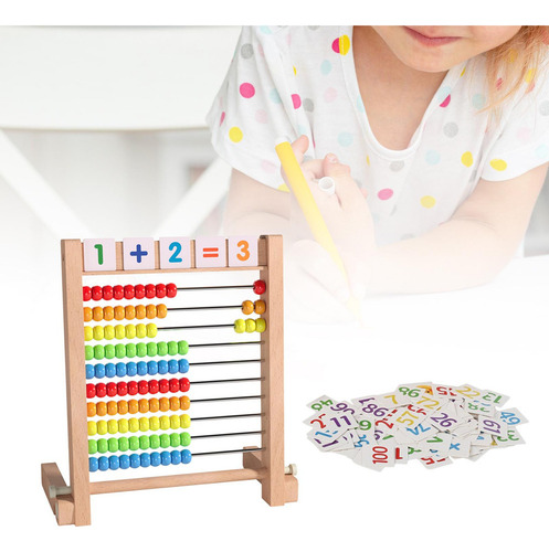 Resta Ábaco Montessori Diez Marco Conjunto De Cuentas