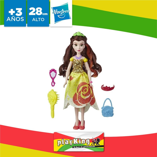 Muñeca Bella Disney Princesa Estilo Audaz Hasbro Playking