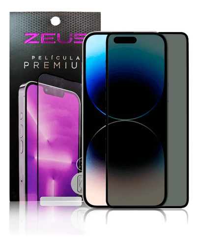 Película 3d Privacidade Nano Para Iphone13 Pro Zeus Supreme