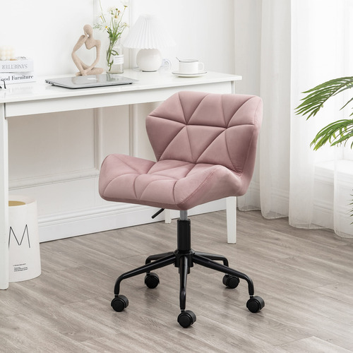 Silla De Oficina Giratoria Ajustable Diseño Capitoné Color