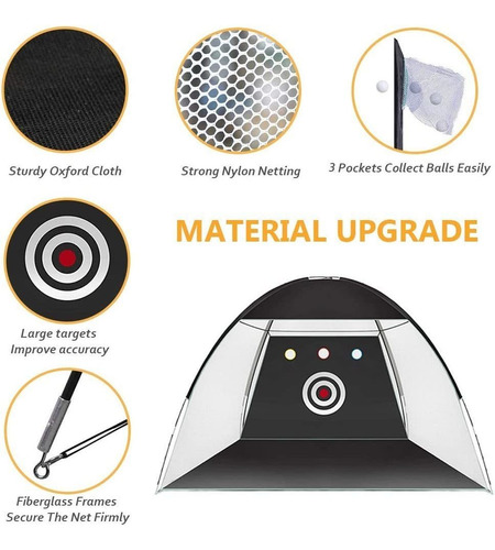 Kit De Práctica De Golf Sasrl, Red 3,05 X 2,13 Metros