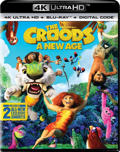 4k Ultra Hd + Blu-ray The Croods 2 A New Age / Una Nueva Era