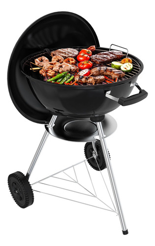 Parrilla De Carbón 46 Cm Para Barbacoa Al Aire Libre Portáti