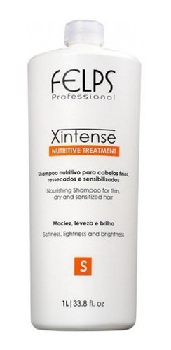 Felps Shampoo Xintense 1l Para Cabelos Ressecados + Brinde