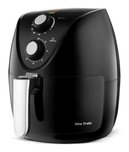 Fritadeira sem óleo Mondial New Pratic AF-31 3.5L preta 127V