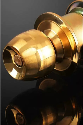 Cerradura De Pomo Tipo Bola Gold Atom