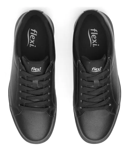 Tenis Flexi Para Hombre Estilo 415301 Negro Env o gratis