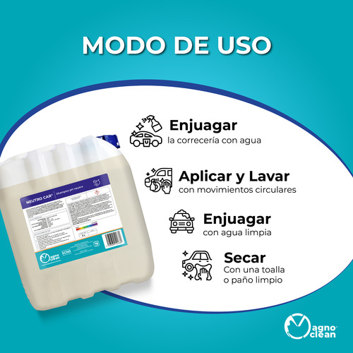 Shampoo Ph Neutro Para Carrocería, Concentrado Ceramicos 1 L