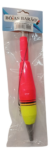 Boia Arremesso Torpedo N22 75g Vermelho E Amarelo