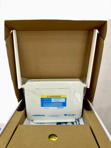 5 Módem Ont Router Fibra Optica, Marca Nokia Mod. G-1425g-b Blanco