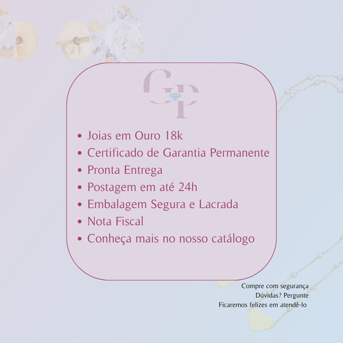 Brinco Pedra 6mm Solitário Ouro 18k 750 Feminino