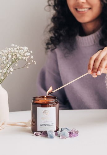 Vela Aromática Premium Meditación. Lavanda