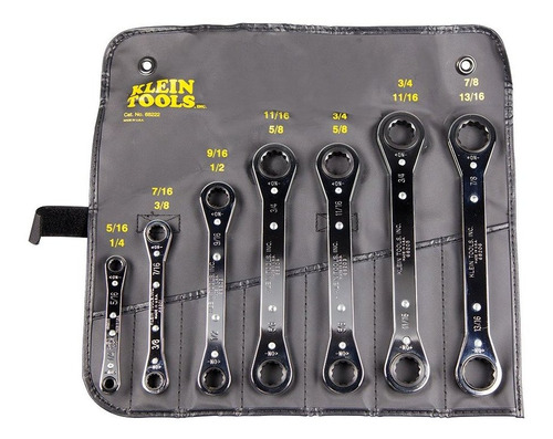 Klein Tools 68222 de Trinquetes Box Juego De Llaves 7 por Kl