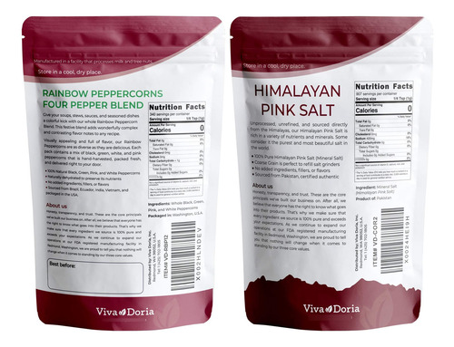 Mezcla De Pimientas Arcoíris Y Sal Rosa Del Himalaya 1 Kg