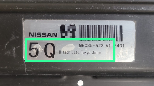 Computadora De Motor Nissan Altima 2005-2006 2.5 Mec35523 5q (Usado)