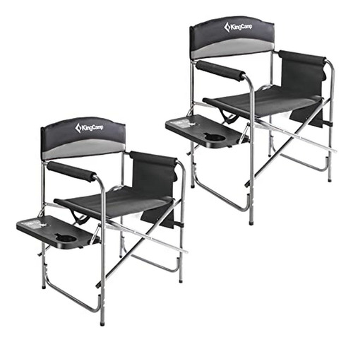 Kingcamp Heavy Duty Camping Folding Director Chair Oversize 