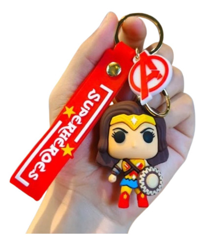 Llavero Importado Personajes. Calidad Premium!! Mujer Maravilla