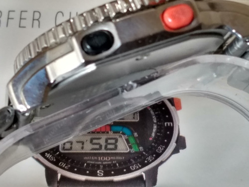 Citizen D120 Série Prata - Wind Surf - Muito Conservado