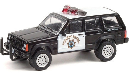 Greenlight 1:64 1993 Jeep Cherokee Policia Hot Pursuit 