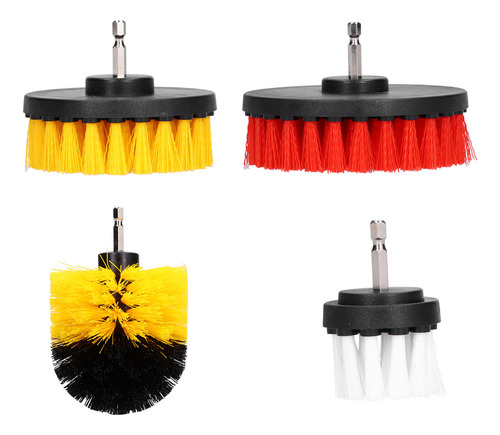 Kit De Brochas Perforadoras Eléctricas Con Accesorios De 4 P