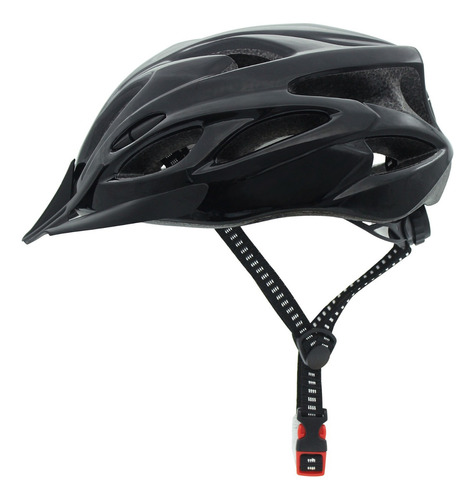 Casco De Seguridad De Ciclismo Ajustable Para Adulto Unisex Color Negro Talla L 56-61cm