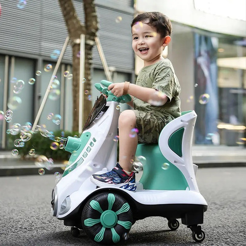 Carrito Electrico Para Niños Con Control Remoto Y Burbujas