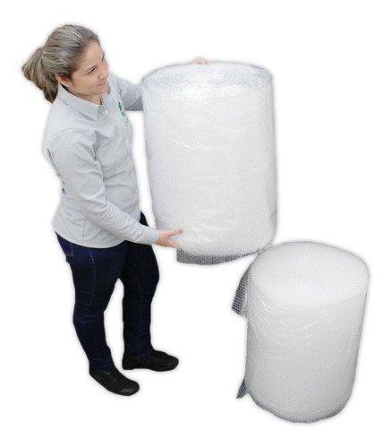 P Rollo Plástico Burbuja De 60cm X 50 Metros X Dos Unidades