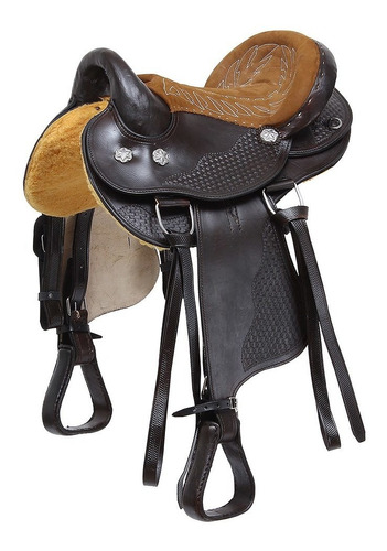 Sela De Cavalo Australiana Assento 15  Bronc-steel 29027