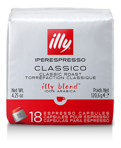 Café Illy Iperespresso Clássico Em Cápsulas 18 Unidades