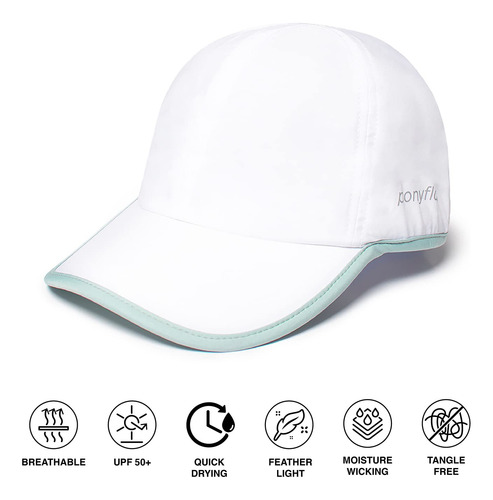 Ponyflo Sombrero De Cola De Caballo Activo - Gorras De Cola