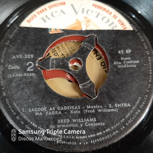 Simple Fred Williams Su Armonica Rca Victor C15