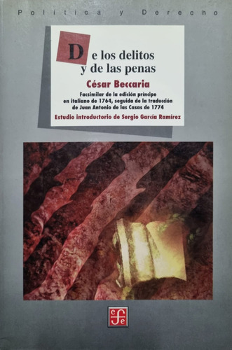 De Los Delitos Y De Las Penas. César Beccaria 