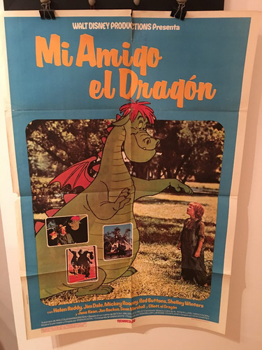 Afiche De Cine Original - Mi Amigo El Dragon