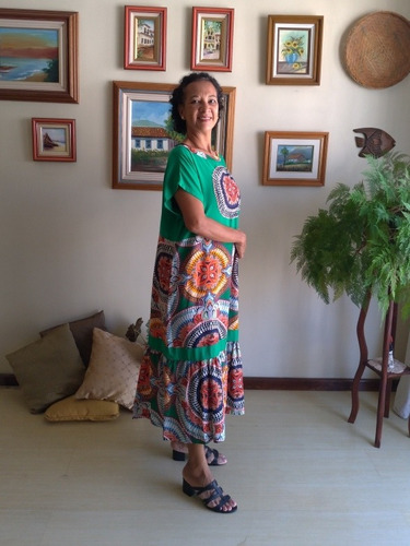 Vestido Feminino Médio Tecido Nara