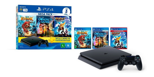 Console Playstation 4 Slim 1tb Pack V15 Knack/genie/ratchet