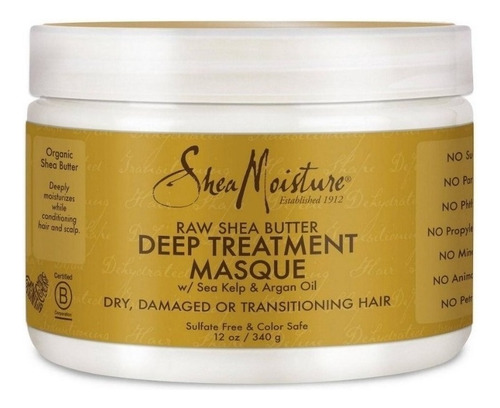 Shea Moisture Raw Coconut/mascarilla Intensiva Cabello 340g