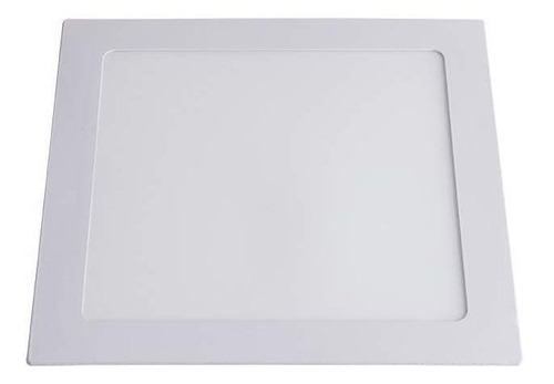 Plafon/painel Embutir Led Quadrado 18w Luminária Teto Gesso