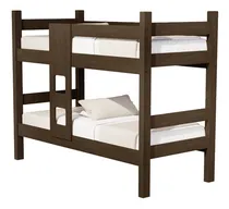 Comprar Cama Beliche \u002F 2 Camas Solteiro Leticia-lançamento- Cores Cor Marrom