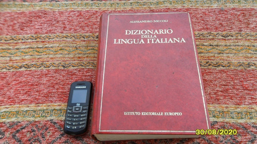 Antiguo Diccionario Italiano Alessandro Niccoli 1180pág