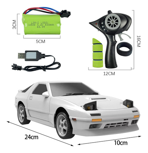 Vehículo Modelo De Alta Velocidad 1:18 Con Luces De 10 Km/h