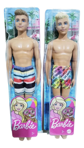 Muñeco Ken Playa - Original Barbie Mattel - Belgrano.