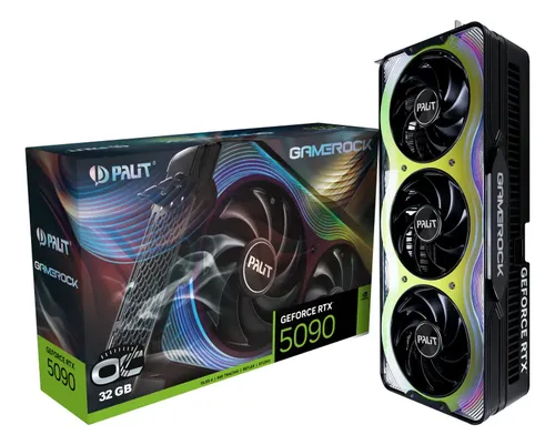 グラフィックボード・グラボ・ビデオカード Palit RTX 5090 GameRock 32GB Placa De Video Palit Rtx 5090 Gamerock Oc, 32gb, Gddr7 | Frete grátis
