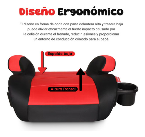 Autoasientos Autoasiento Para Bebes Con Portavasos 3-12 Años