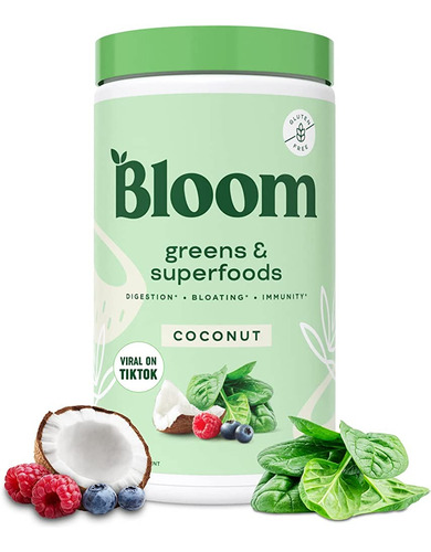 Bloom Greens And Superfoods 60 Porciones Coconut