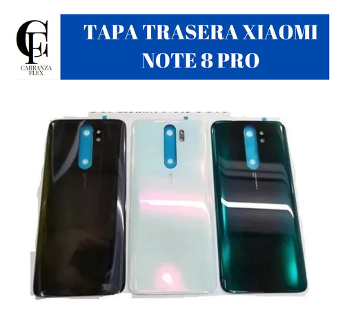 Tapa Trasera Para Xiaomi Note 8 Pro