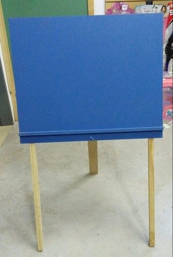 Imagen 2 de 5 de Pizarrón Atril Para Tizas 59x49cms Cuerpos Didácticos