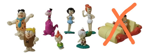 Coleccio 7 Figuritas De Picapiedra Promos De Sonrics. (Usado)