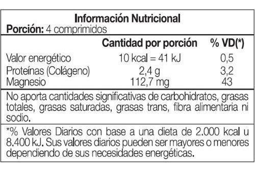 Imagen 2 de 4 de Colageno Con Magnesio 180 Comprimidos