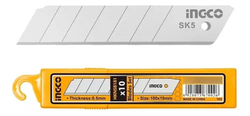 Repuesto Trincheta Pack X 10 Hknsb181 Ingco Tyt